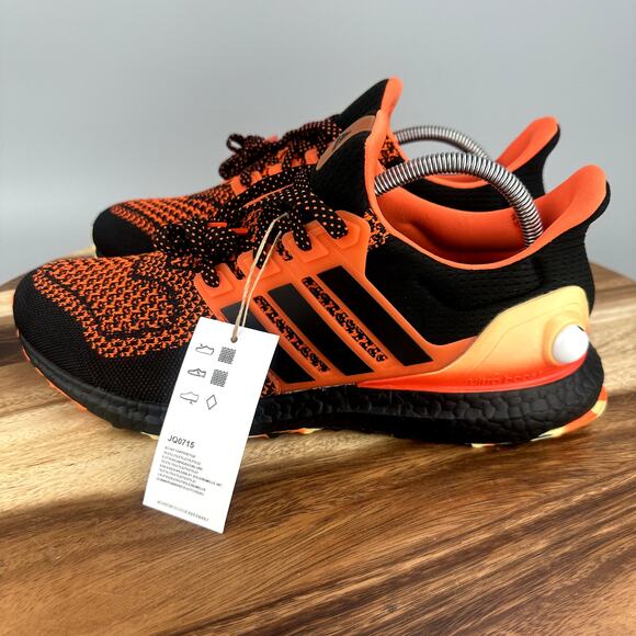 Adidas Fortnite Men\'s 9.5 Black/Orange Fishstick Retro Ultraboost JQ0715 NEW main image 6